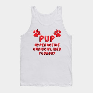 PUP - DEFINED RED Tank Top